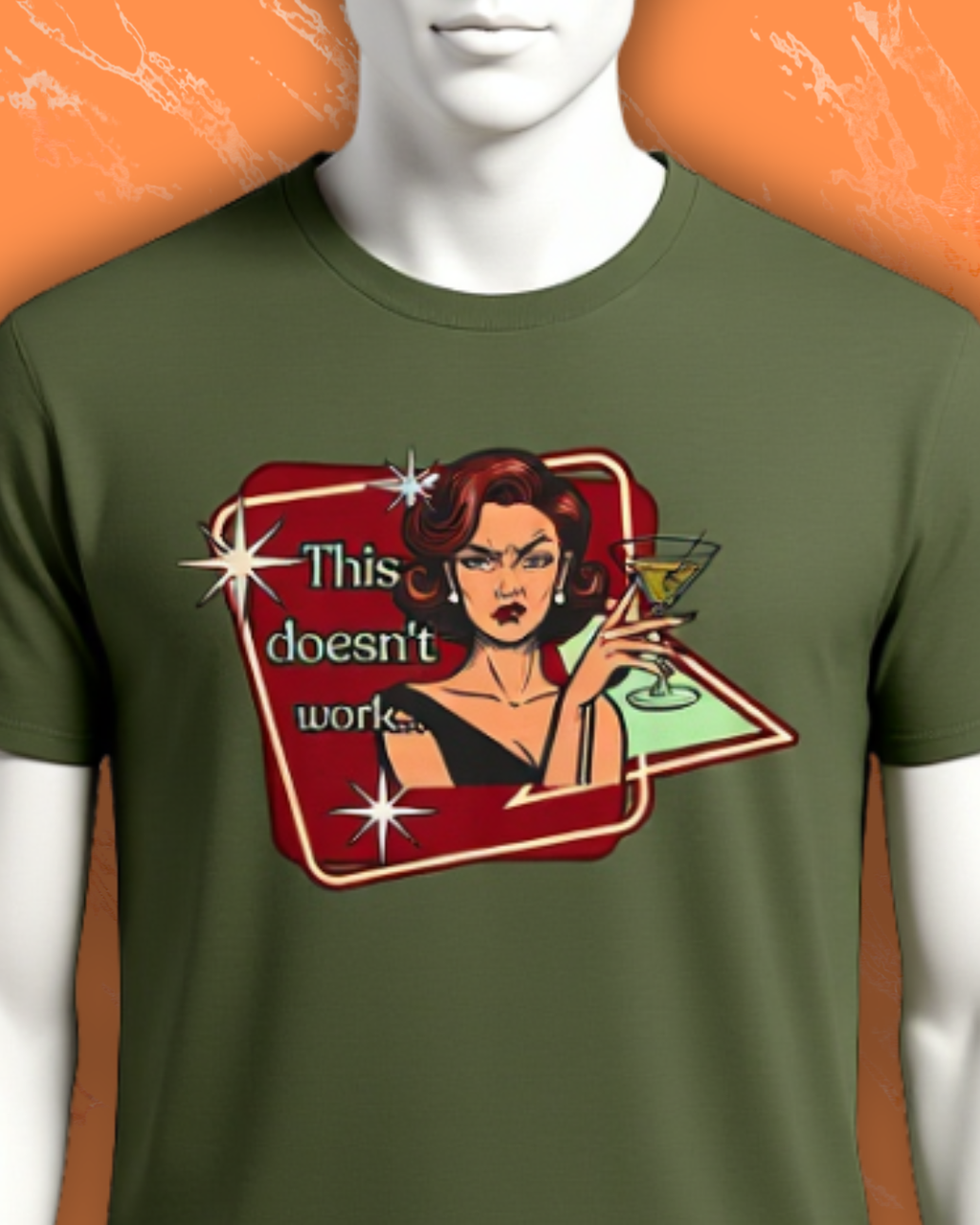 This Doesn't Work Retro Tee — Vintage Style Graphic Tee