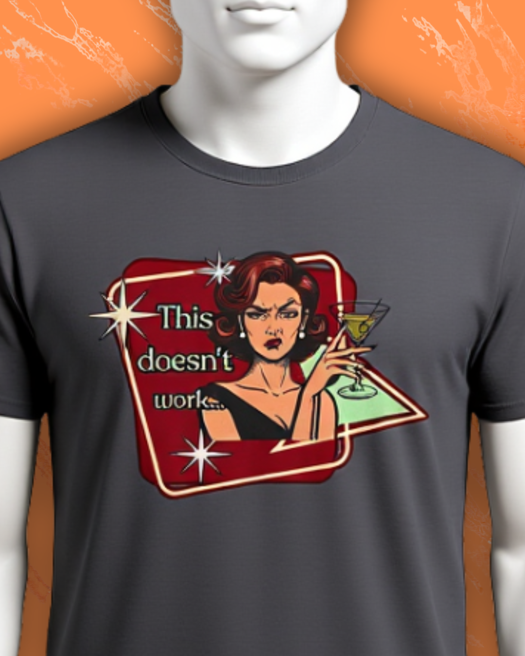 This Doesn't Work Retro Tee — Vintage Style Graphic Tee