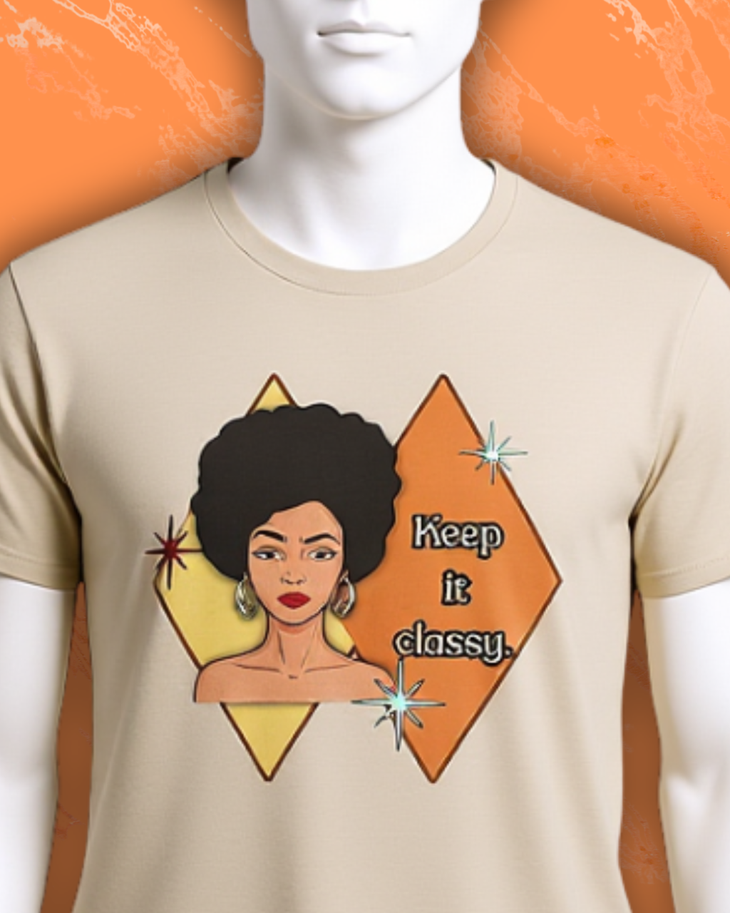 Keep It Classy Retro Tee — Vintage Style Graphic Tee
