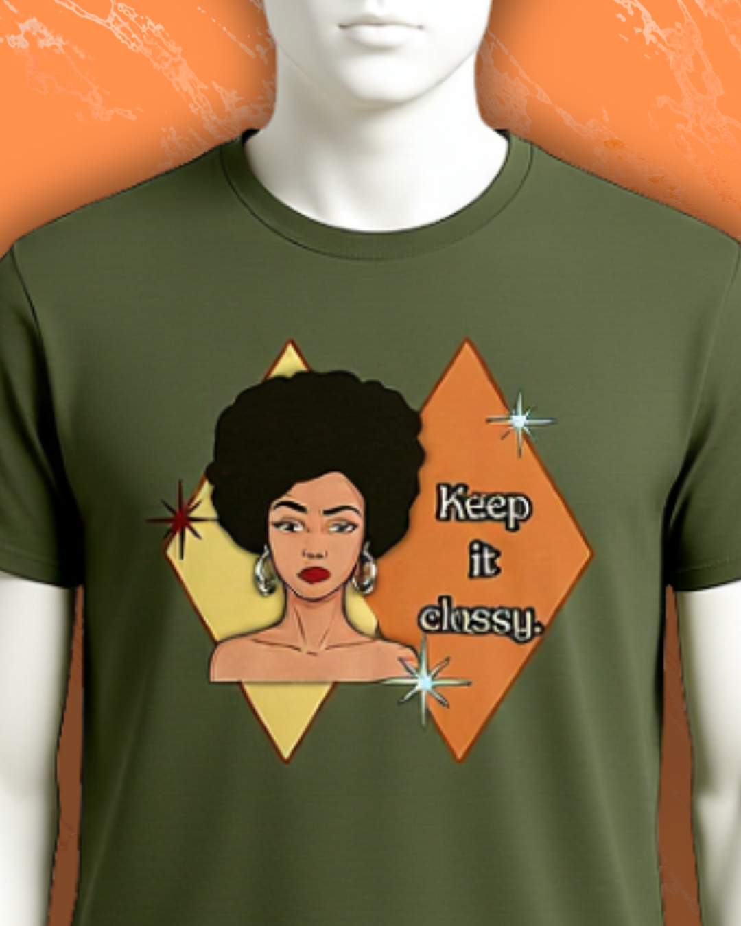 Keep It Classy Retro Tee — Vintage Style Graphic Tee