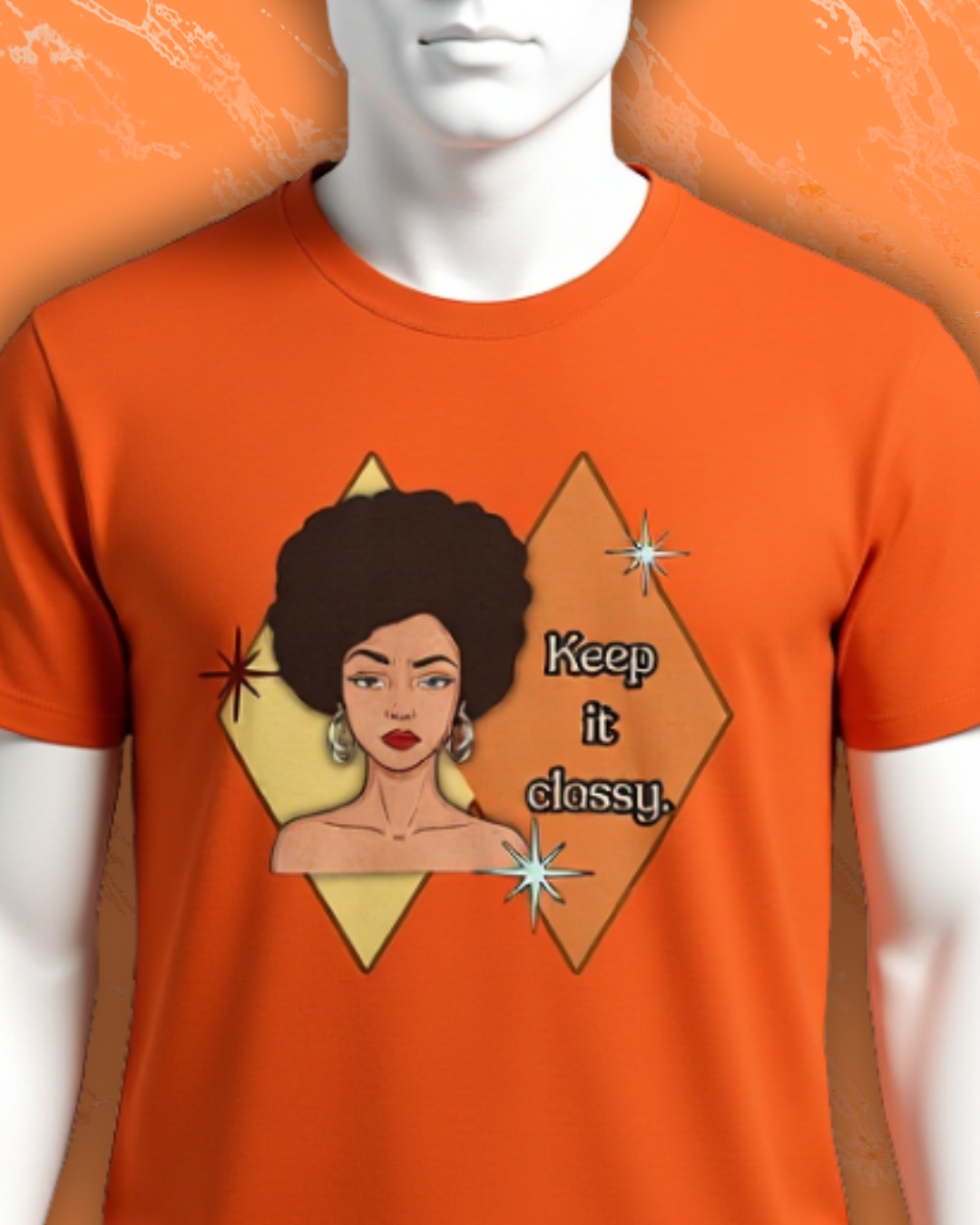 Keep It Classy Retro Tee — Vintage Style Graphic Tee