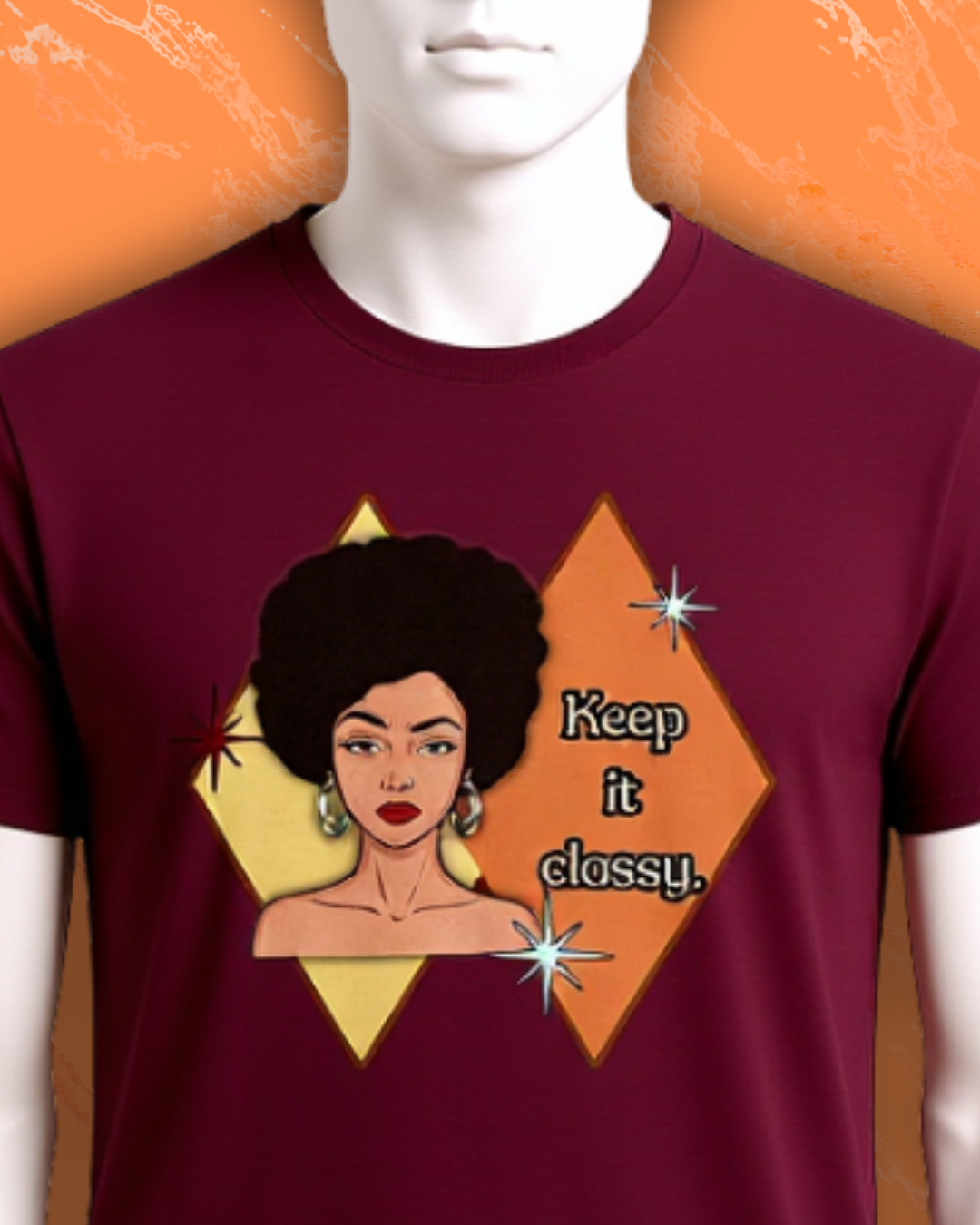 Keep It Classy Retro Tee — Vintage Style Graphic Tee