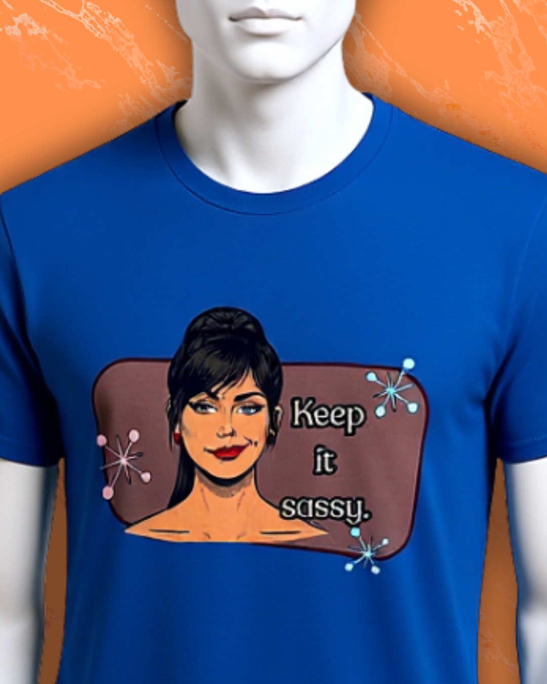 Keep It Sassy Retro Tee — Vintage Style Graphic Tee