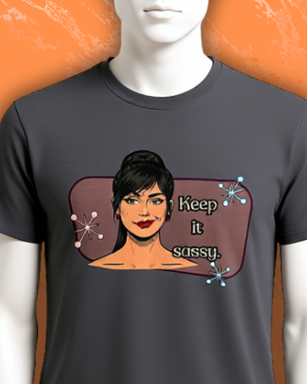 Keep It Sassy Retro Tee — Vintage Style Graphic Tee