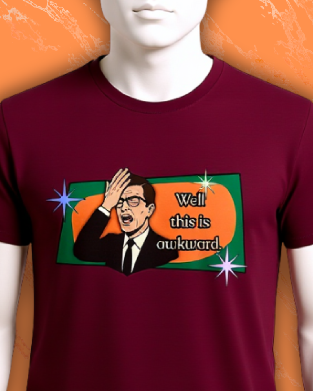 Well That Was Awkward Retro Tee — Vintage Style Graphic Tee