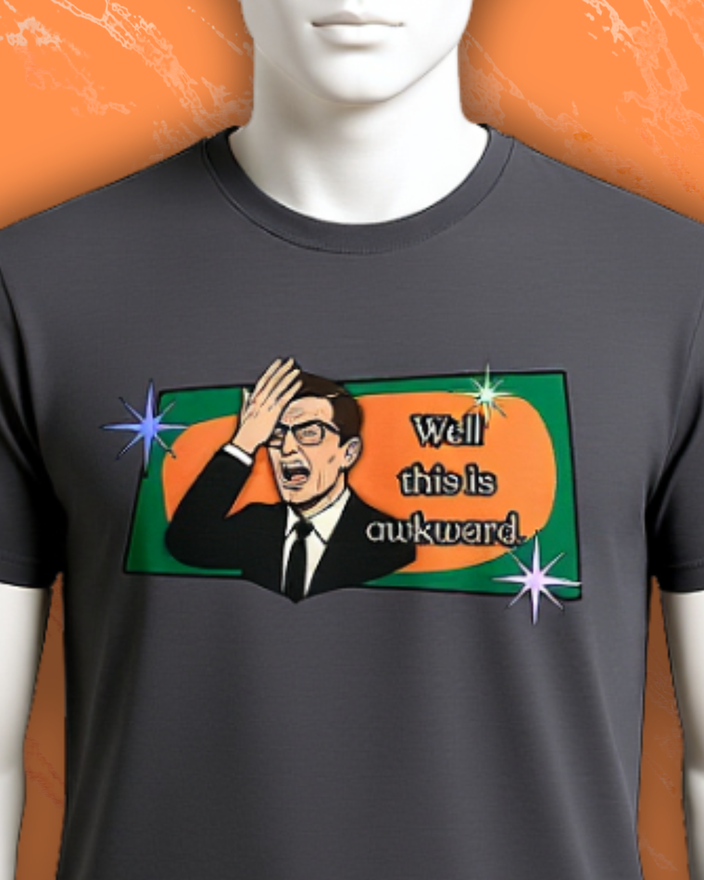 Well That Was Awkward Retro Tee — Vintage Style Graphic Tee