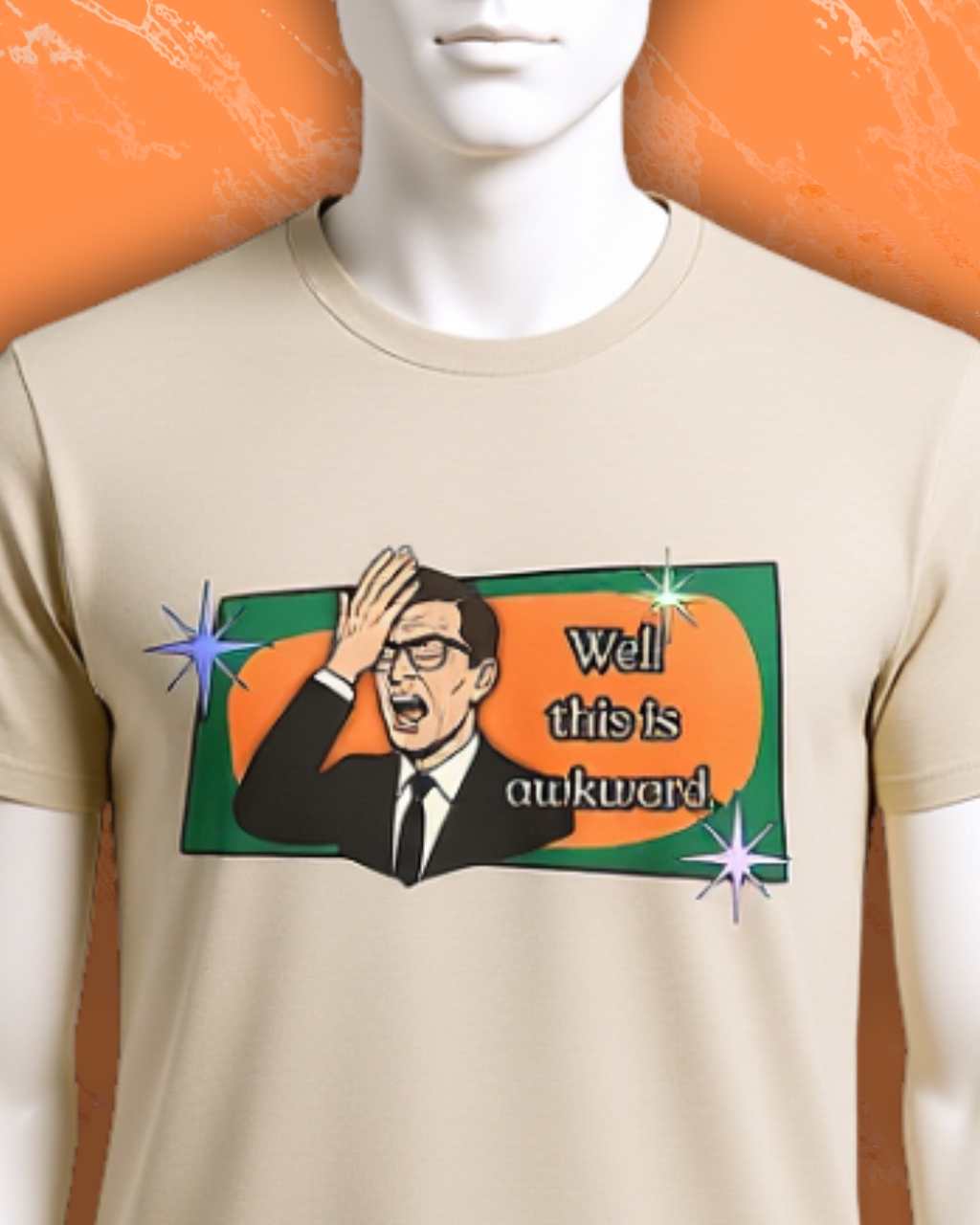 Well That Was Awkward Retro Tee — Vintage Style Graphic Tee
