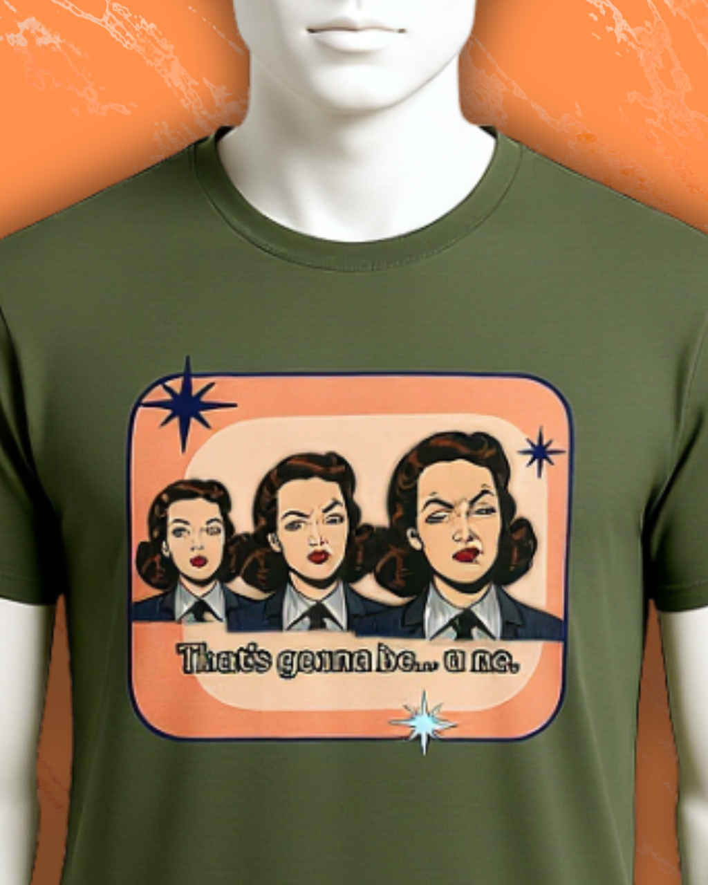 That's Gonna Be a No Retro Tee — Vintage Style Graphic Tee