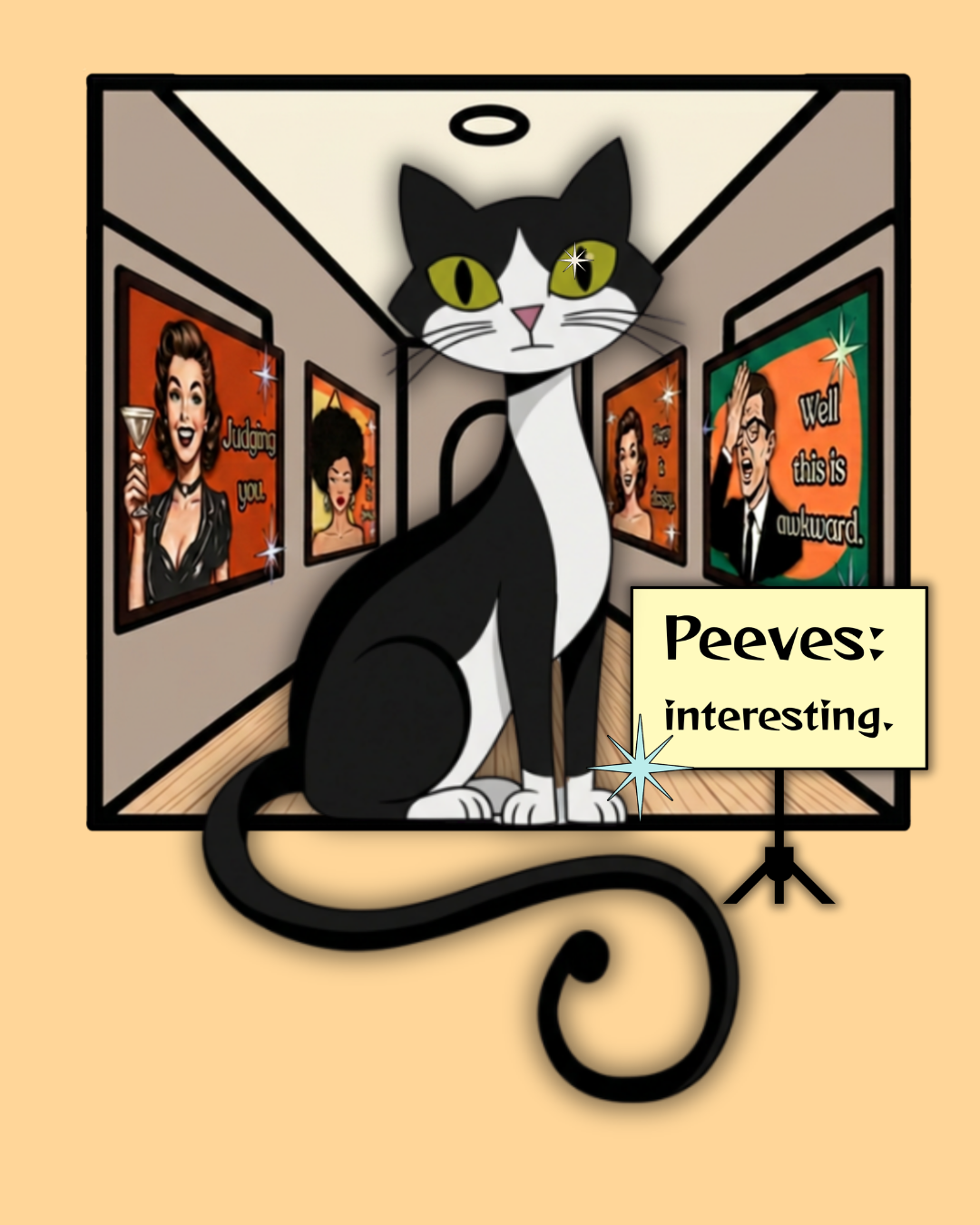 Peeves Retro Tee — Peeves: Interesting Graphic Tee