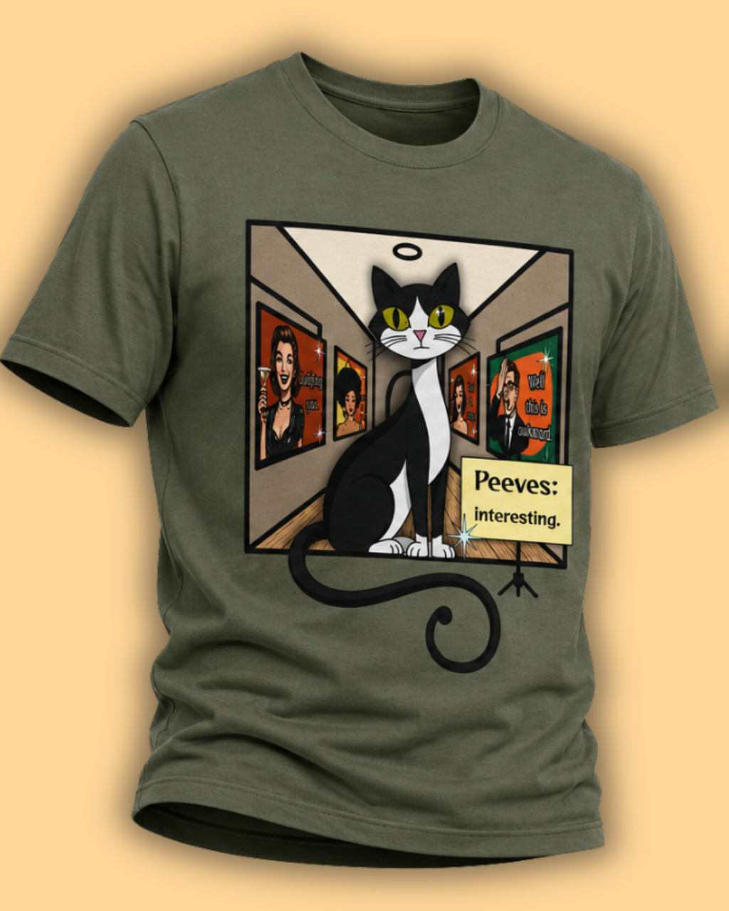 Peeves Retro Tee — Peeves: Interesting Graphic Tee