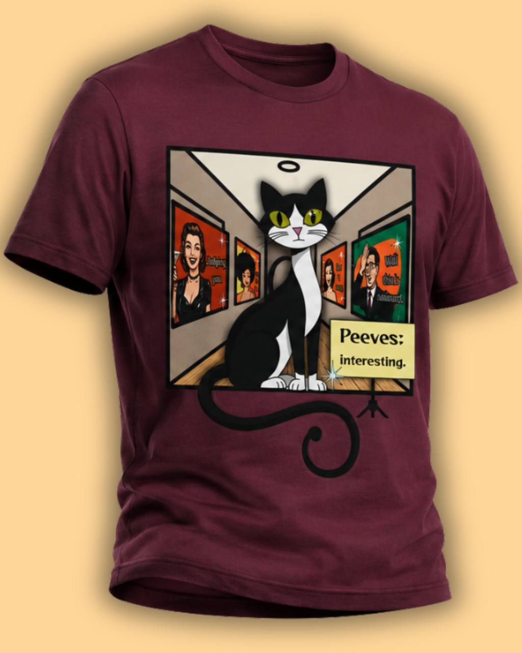 Peeves Retro Tee — Peeves: Interesting Graphic Tee