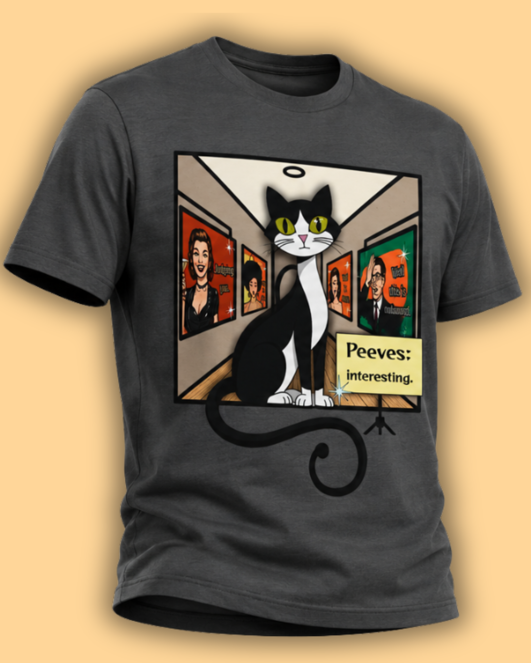 Peeves Retro Tee — Peeves: Interesting Graphic Tee