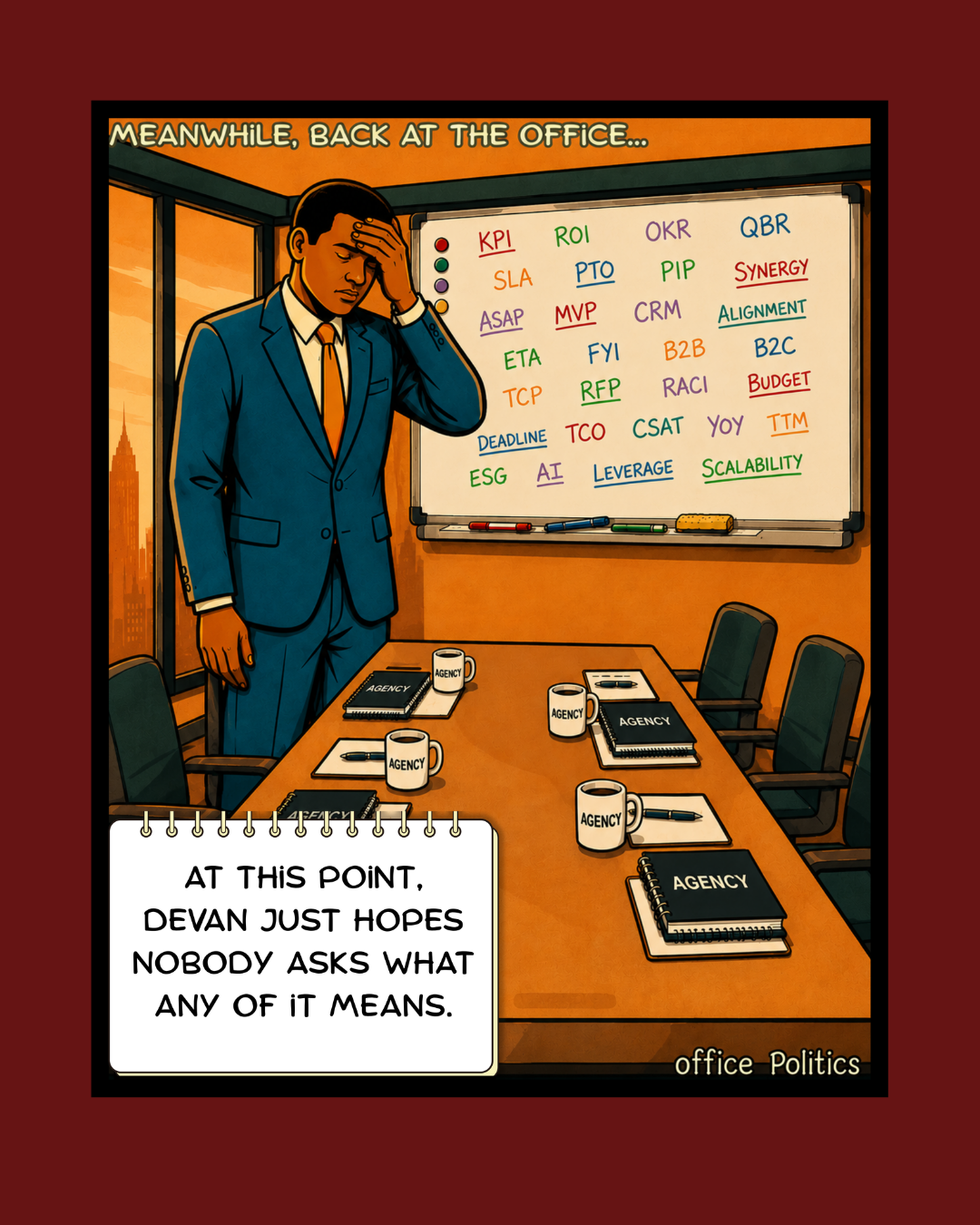 office Politics Retro T-Shirt — Devan's Definitions Graphic Tee