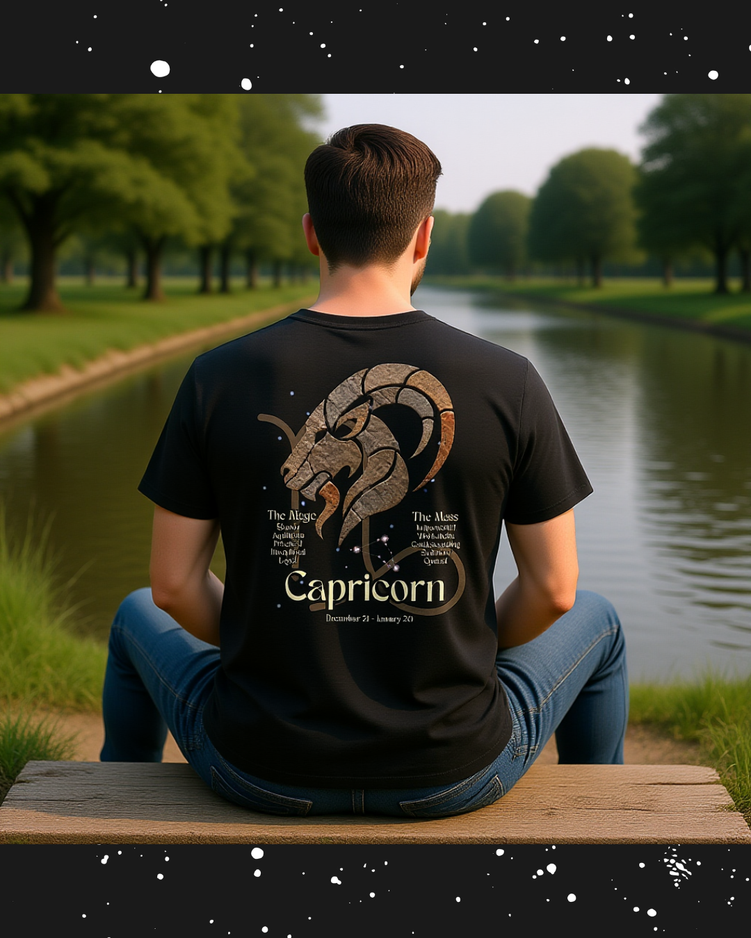 The Zodiac Society Astrology T-Shirt — Capricorn Graphic Tee