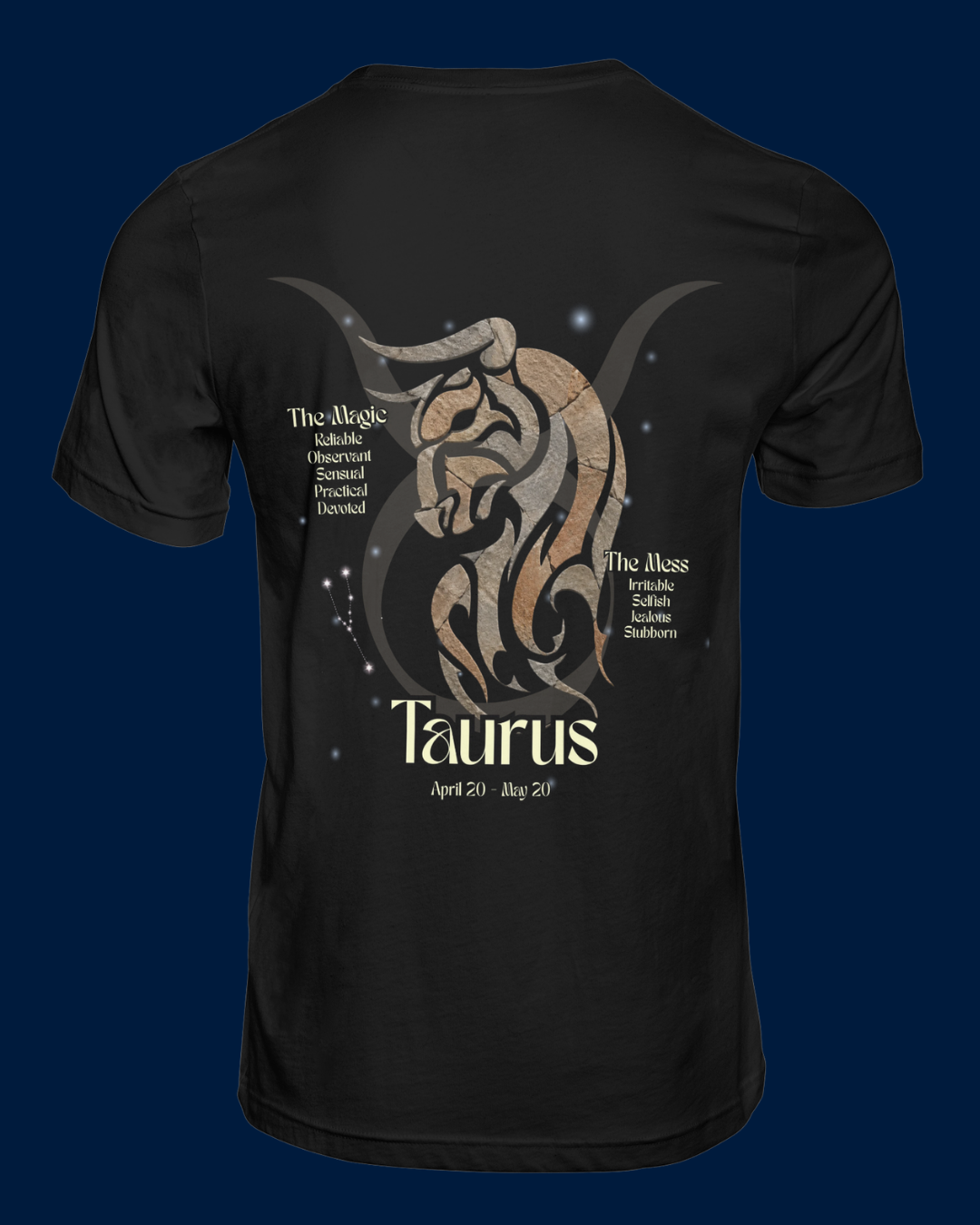 The Zodiac Society Astrology T‑Shirt —  Taurus Graphic Tee