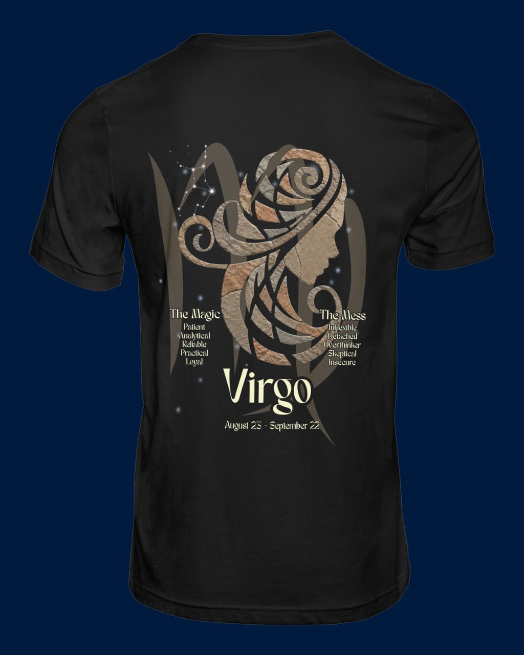 The Zodiac Society Astrology T‑Shirt — Virgo Graphic Tee
