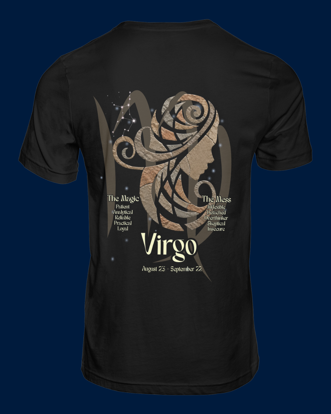 The Zodiac Society Astrology T‑Shirt — Virgo Graphic Tee