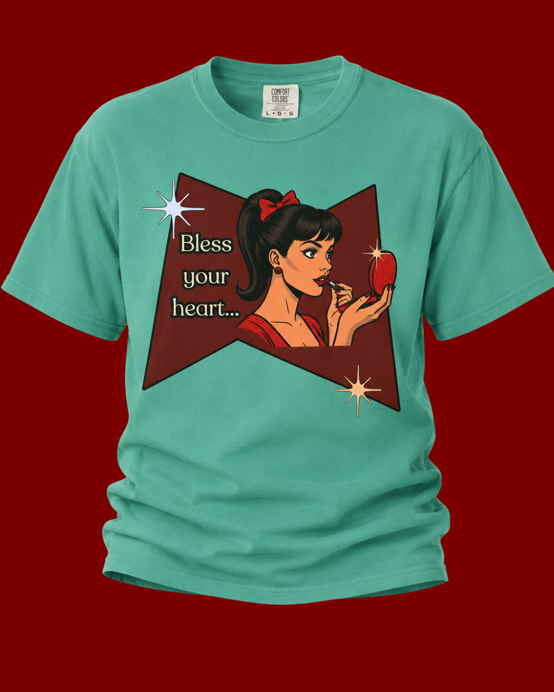 Bless Your Heart Retro T-Shirt - Curated and Refined Graphic Tee