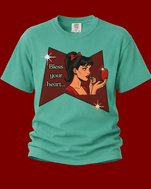 Bless Your Heart Retro T-Shirt - Curated and Refined Graphic Tee