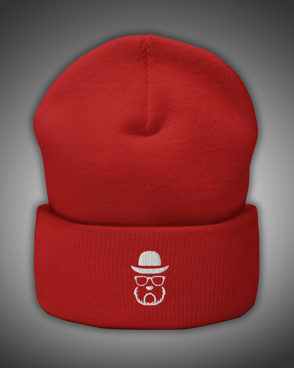 The Mutt Cuffed Beanie - The Elegant Mutt