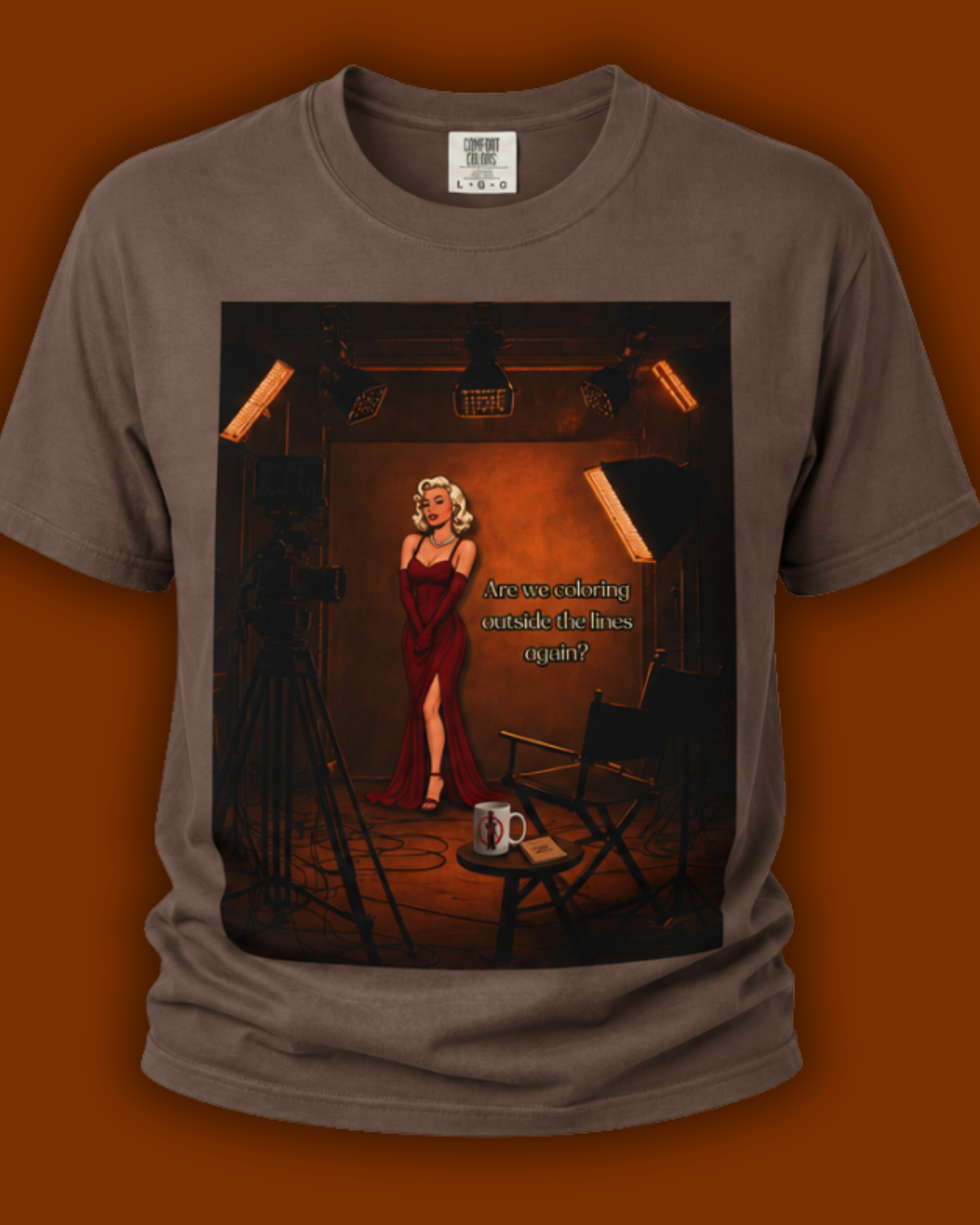 Are We Coloring Outside the lines again? Retro T-Shirt — Vintage Lexi Studio Graphic Tee