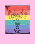Pride Language - Rainbow Graphic Tee
