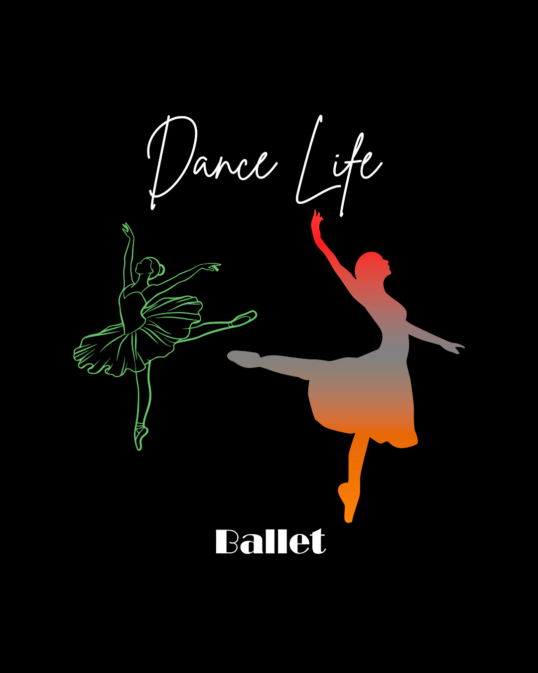 Dance Life -  Ballet Graphic Tee