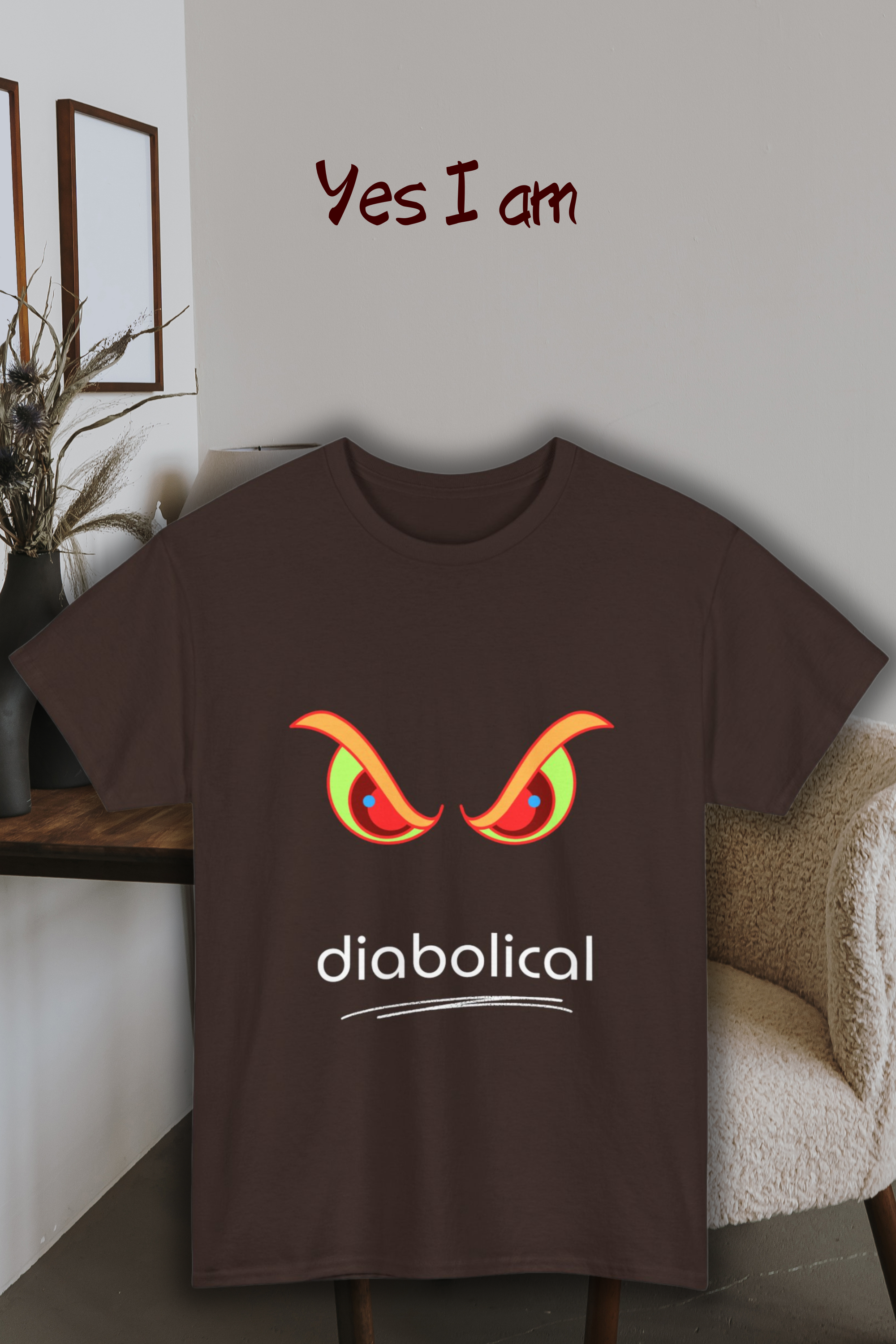 Diabolical Graphic Tee for Bold Styles