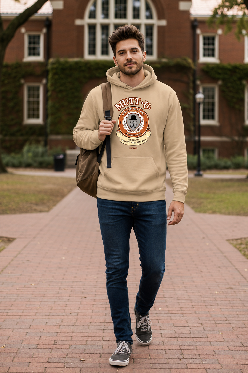 Mutt U Dept of Applied Sarcasm Campus Hoodie