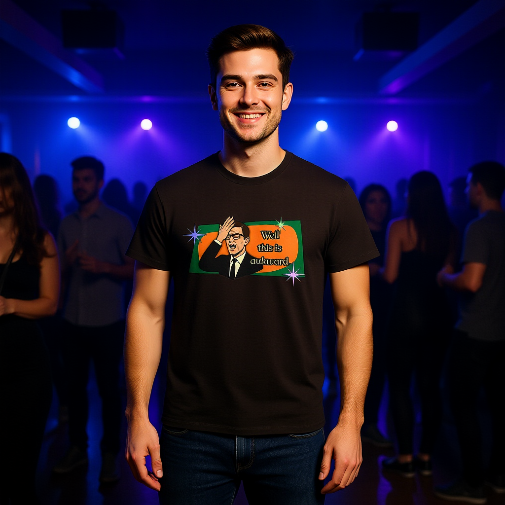Well That Was Awkward Retro Tee — Vintage Style Graphic Tee