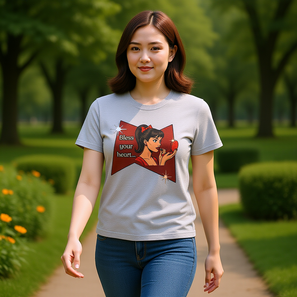 Bless Your Heart Retro T-Shirt  -- Vintage Style Graphic Tee