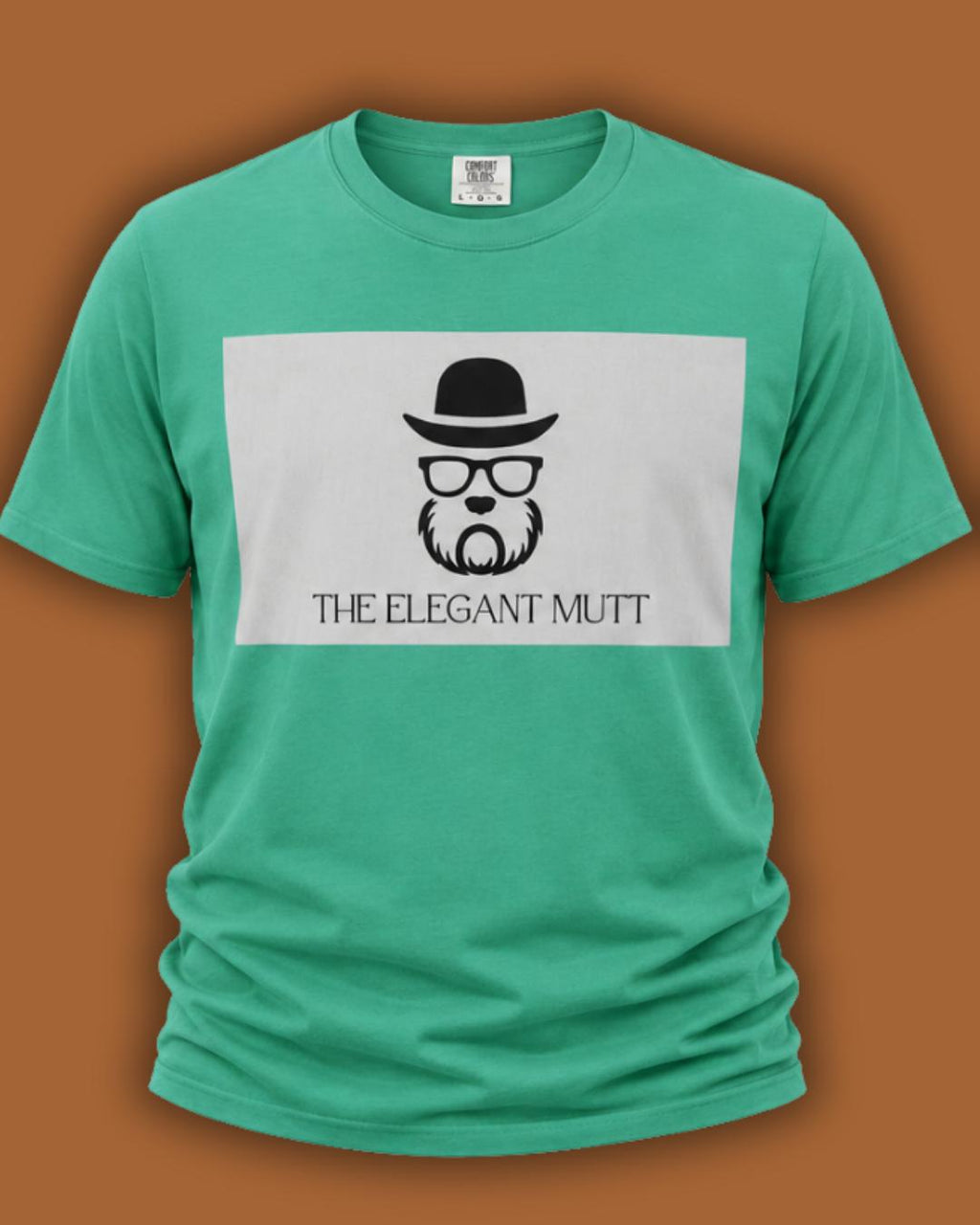 The Elegant Mutt Retro T‑Shirt — Vintage Style Mutt Logo Graphic Tee