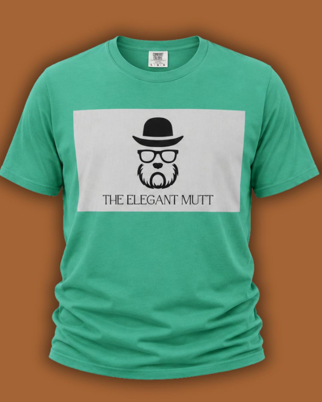 The Elegant Mutt Retro T‑Shirt — Vintage Style Mutt Logo Graphic Tee