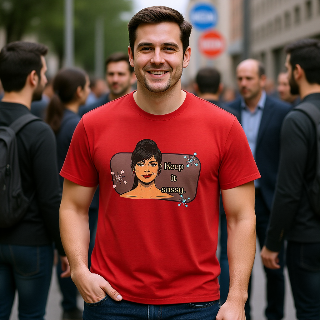 Keep It Sassy Retro Tee — Vintage Style Graphic Tee