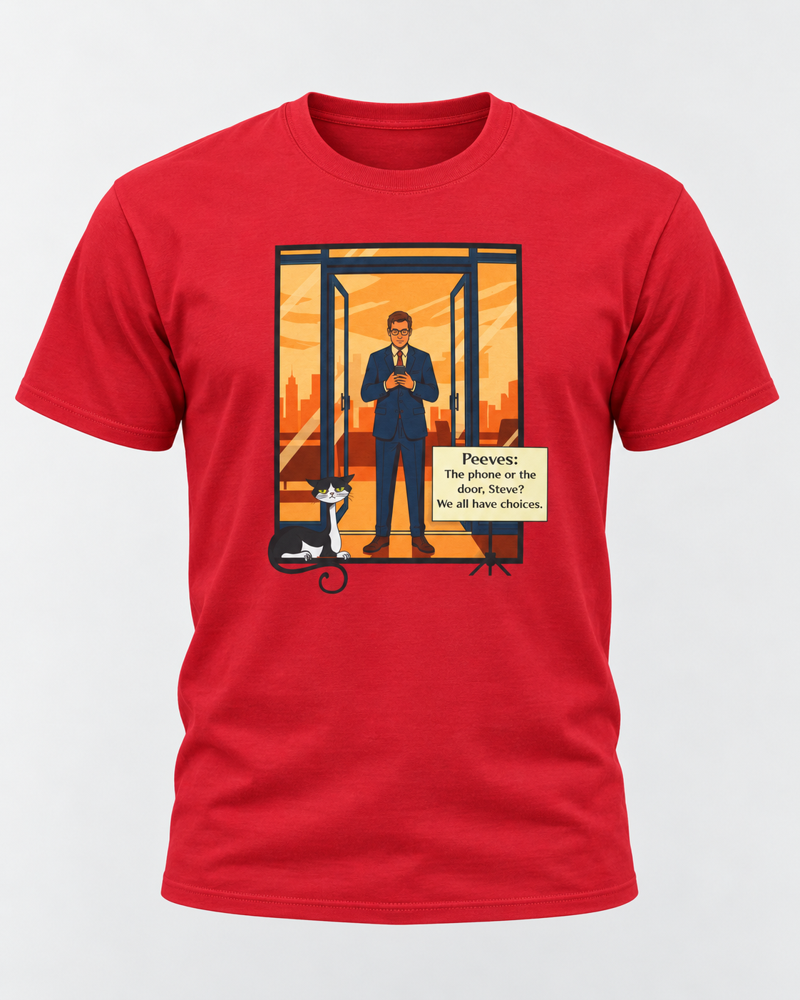 Peeves: Choices T-Shirt - Steve Touches a Nerve Graphic Tee