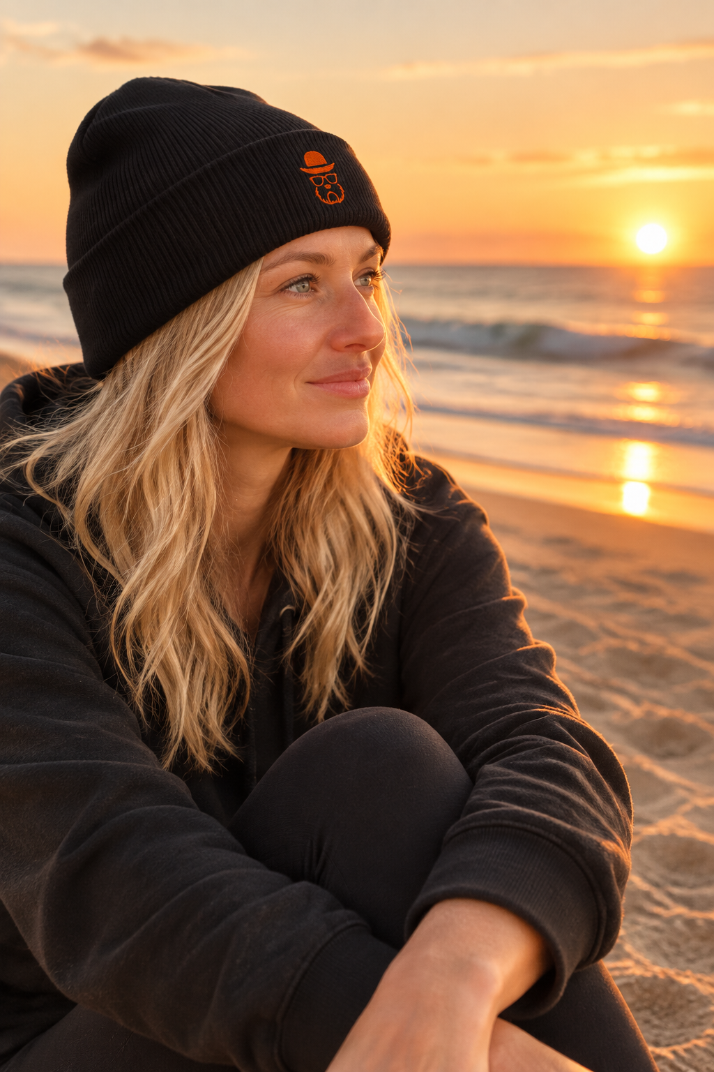 The Mutt Cuffed Beanie - The Elegant Mutt