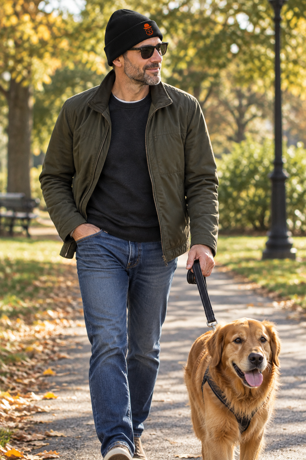 The Mutt Cuffed Beanie - The Elegant Mutt