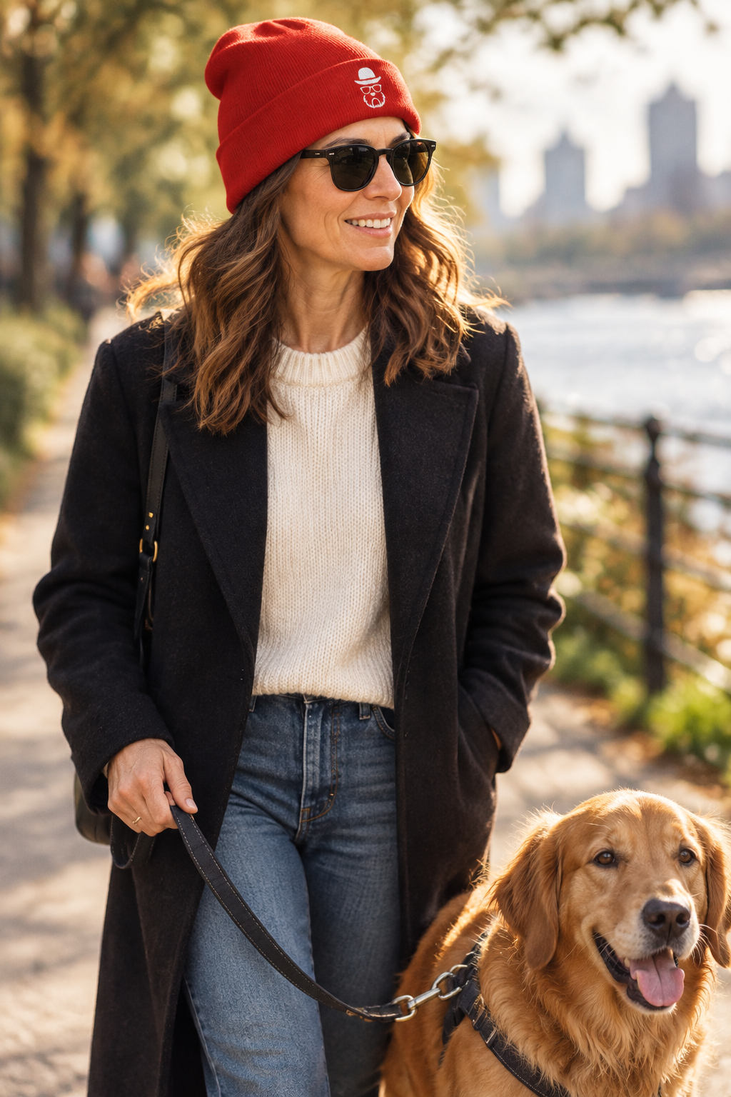 The Mutt Cuffed Beanie - The Elegant Mutt