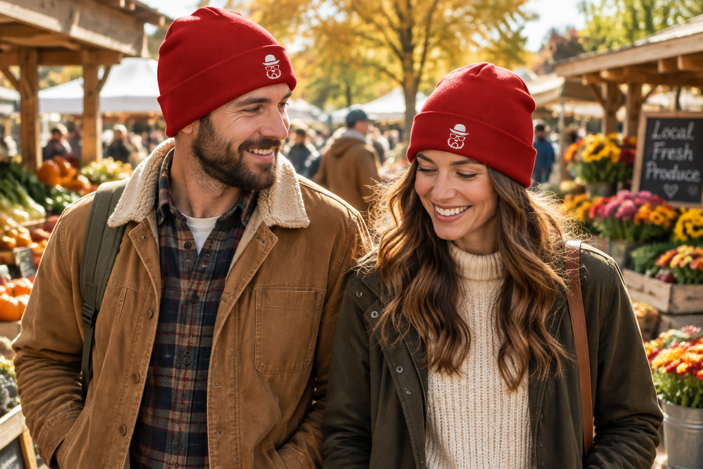 The Mutt Cuffed Beanie - The Elegant Mutt