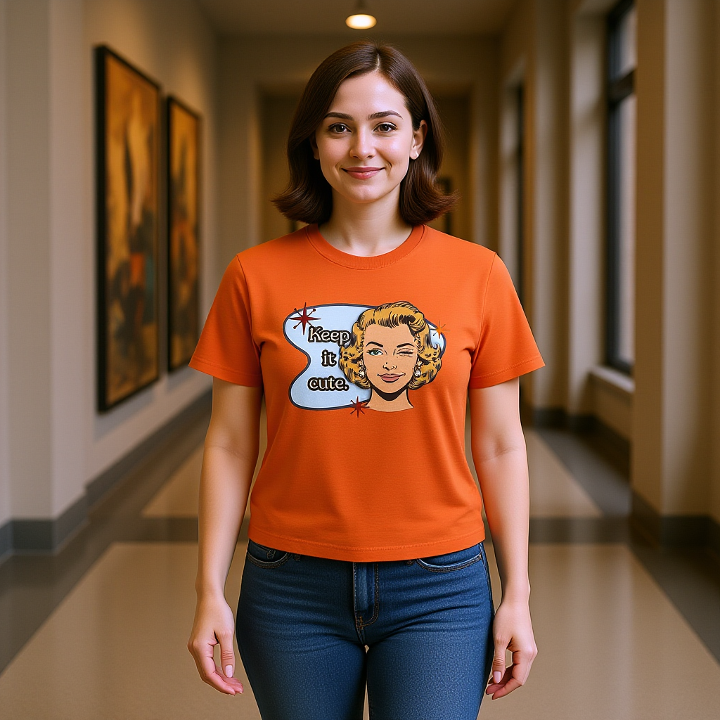 Keep It Cute Retro Tee — Vintage Style Graphic Tee