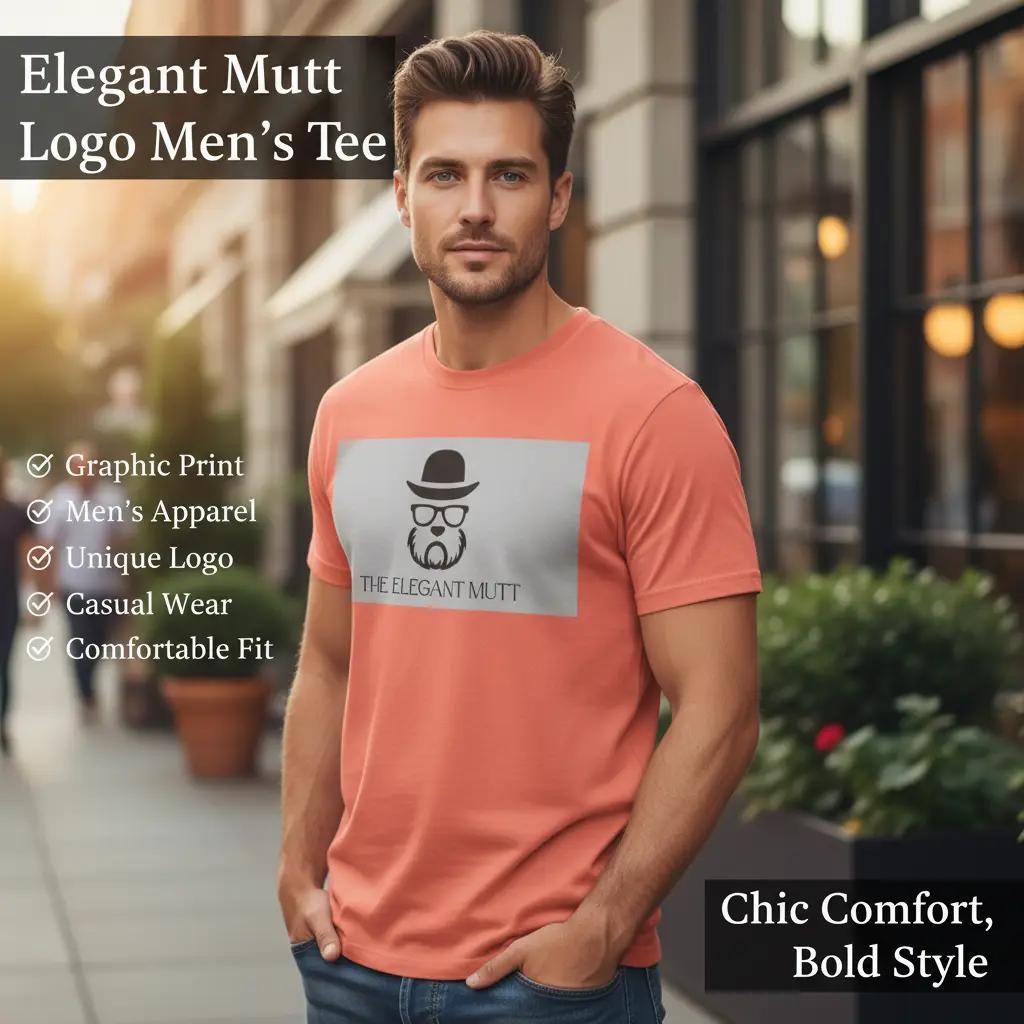 The Elegant Mutt Retro T‑Shirt — Vintage Style Mutt Logo Graphic Tee