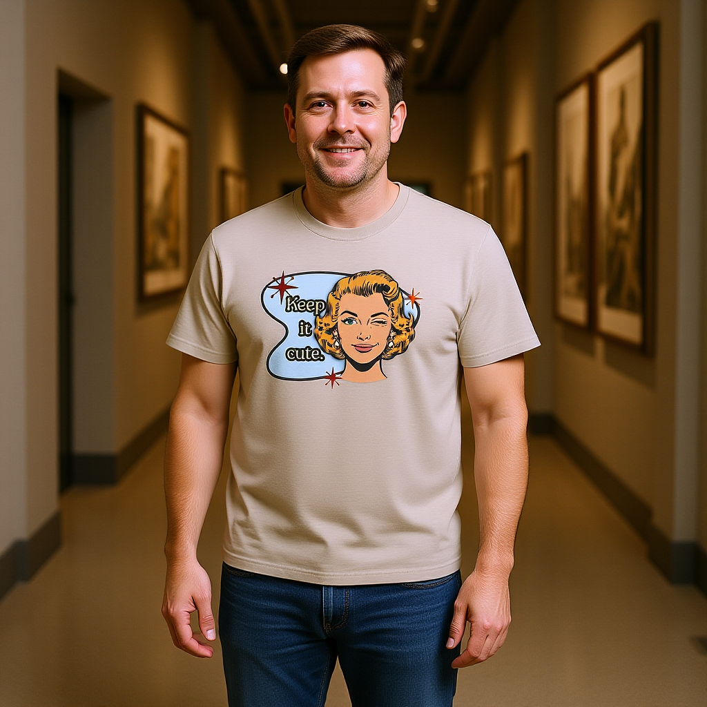 Keep It Cute Retro Tee — Vintage Style Graphic Tee