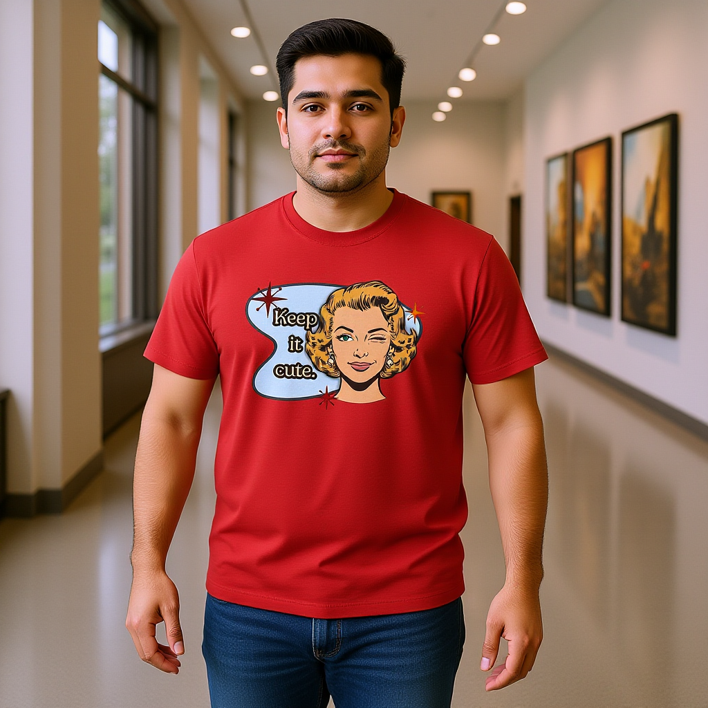 Keep It Cute Retro Tee — Vintage Style Graphic Tee