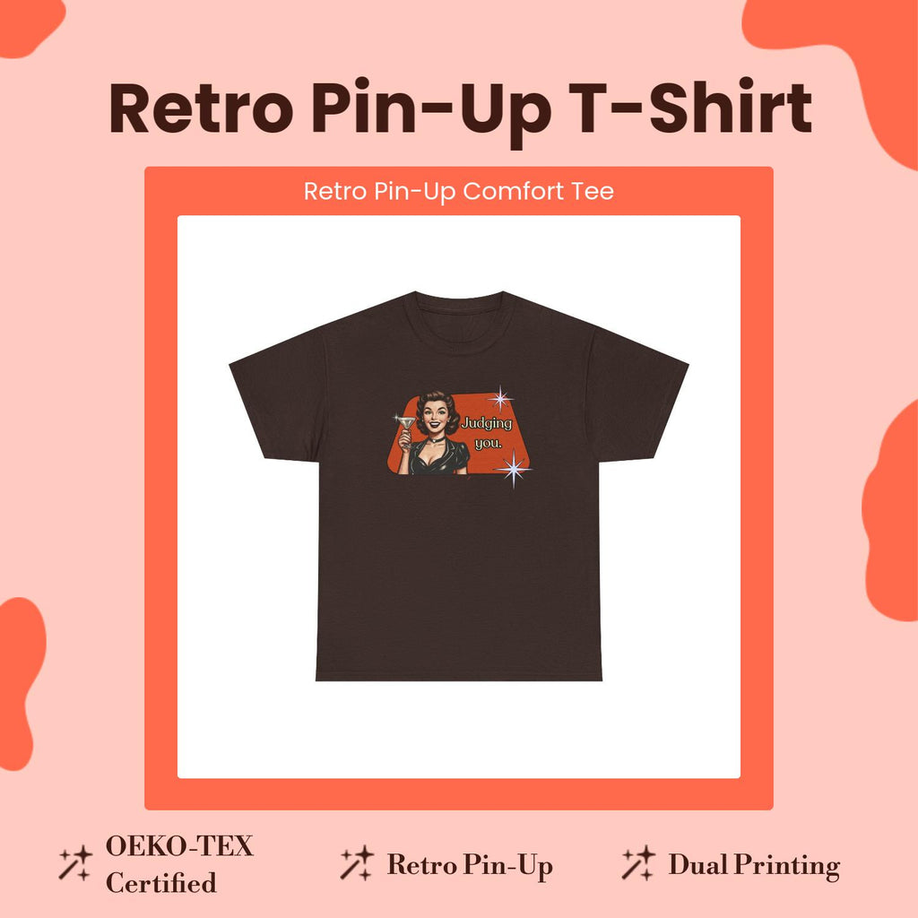 Judging You Retro T-Shirt — Vintage Style Graphic Tee