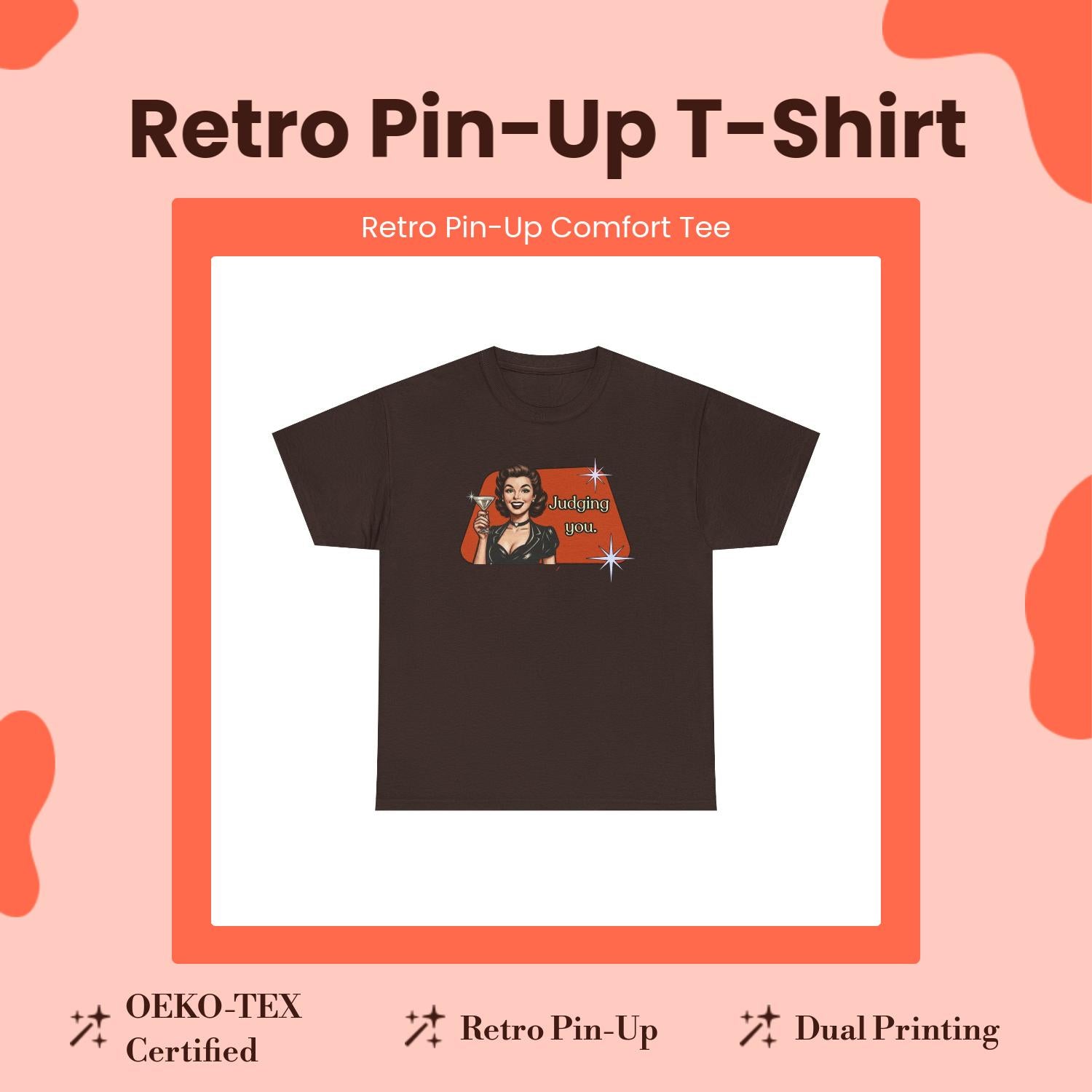 Judging You Retro T-Shirt — Vintage Style Graphic Tee
