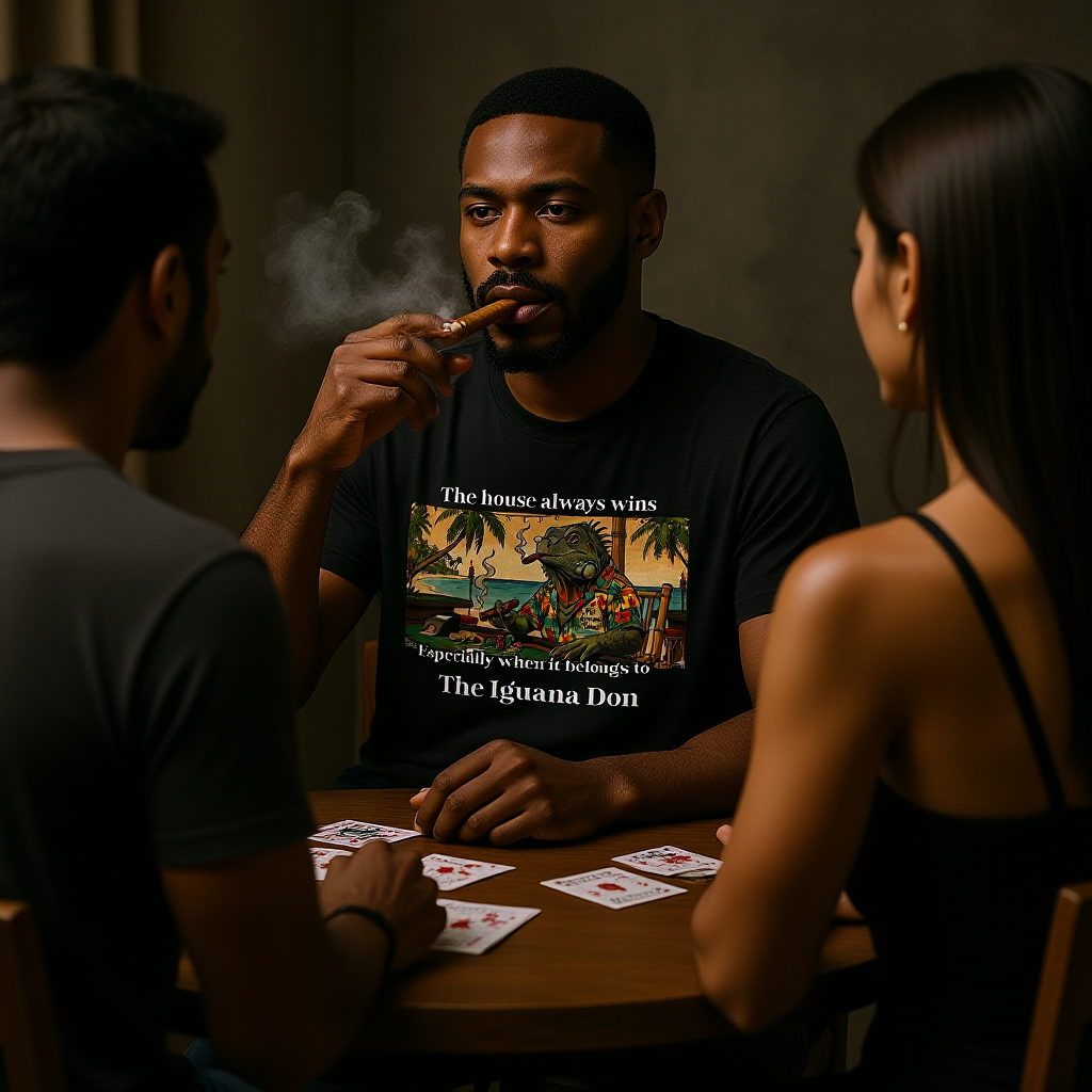 The Iguana Don Tee – Original Mob Boss Retro Graphic Tee