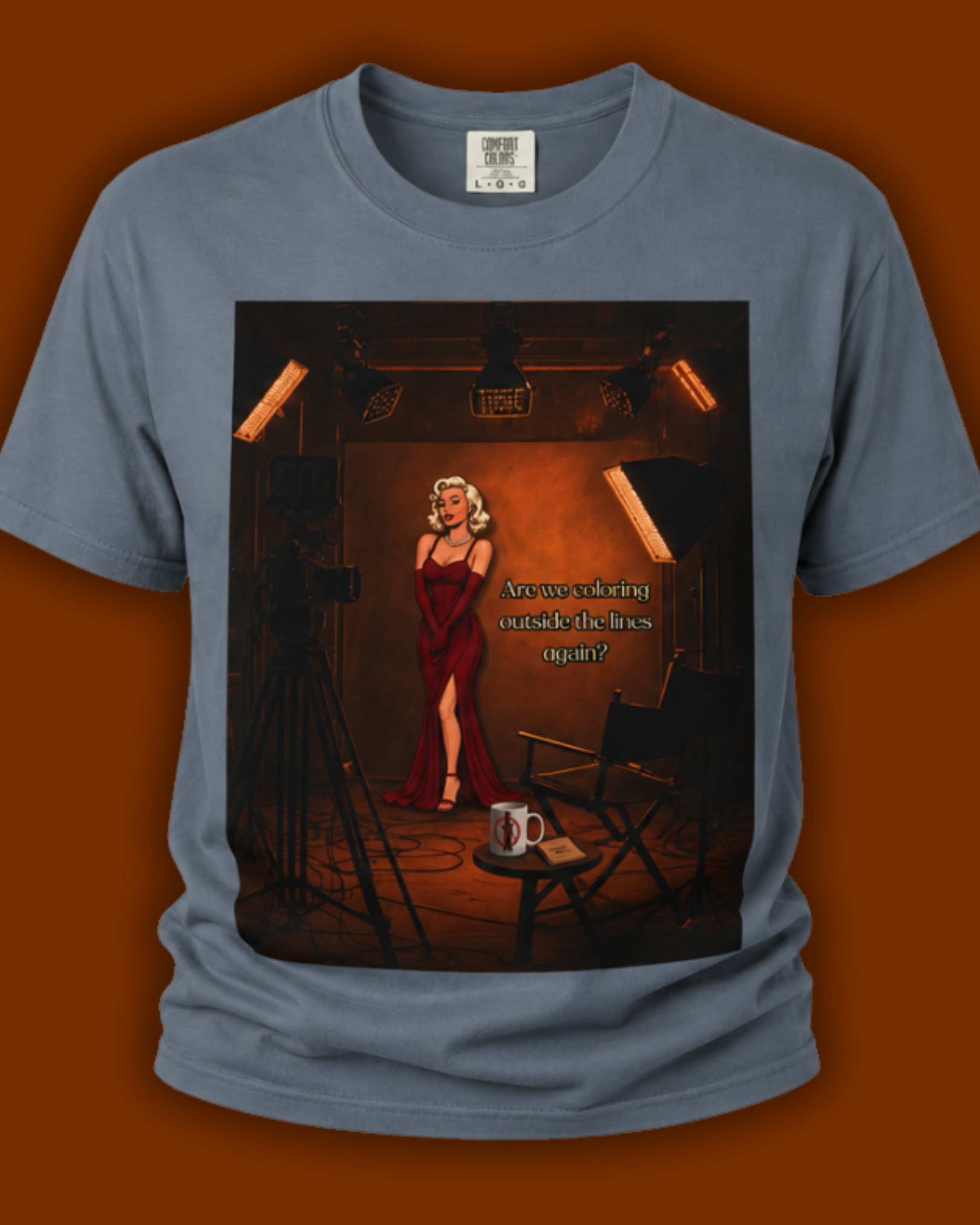 Are We Coloring Outside the lines again? Retro T-Shirt — Vintage Lexi Studio Graphic Tee