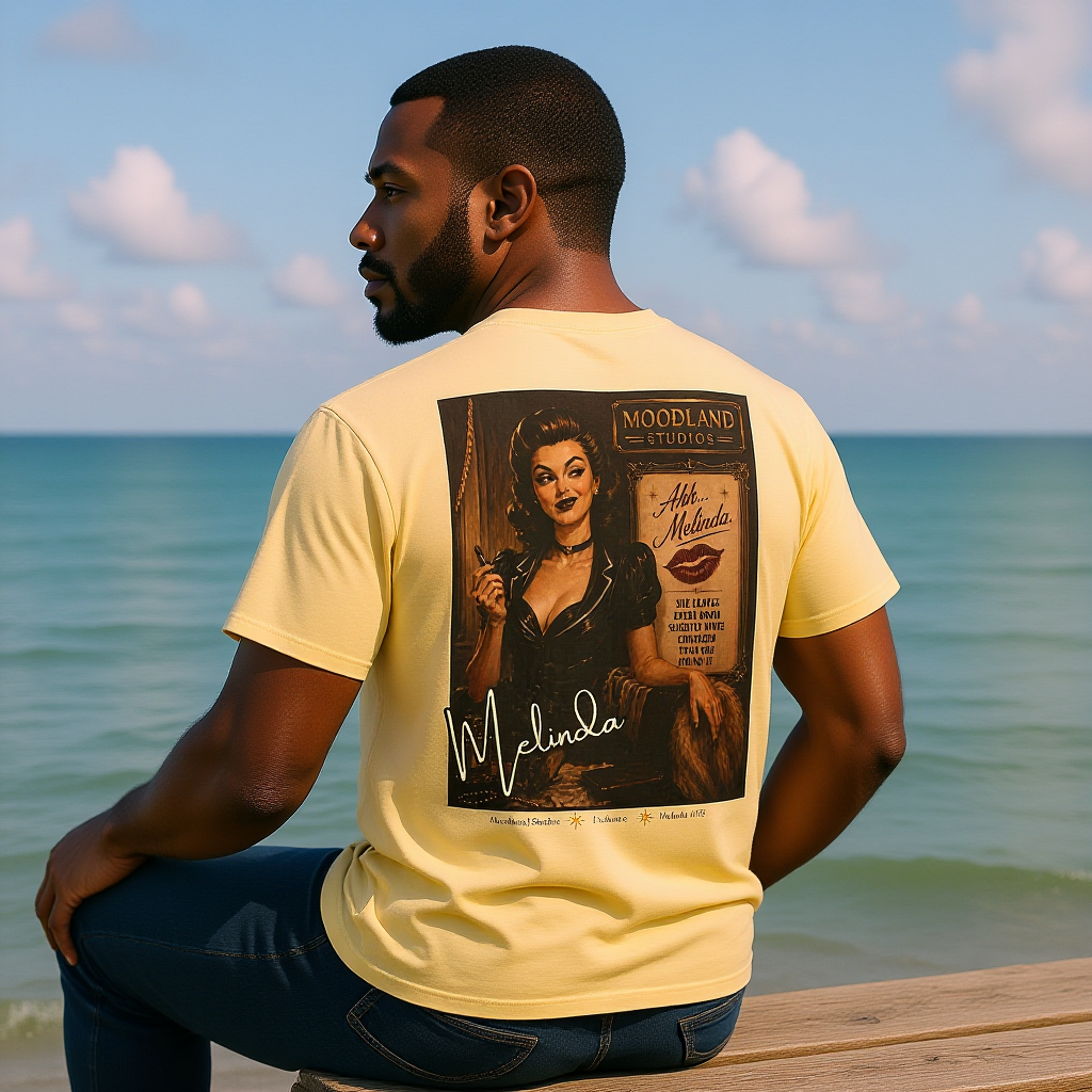 Moodland Studios Melinda Retro T-Shirt  -  Vintage Studio Poster Tee