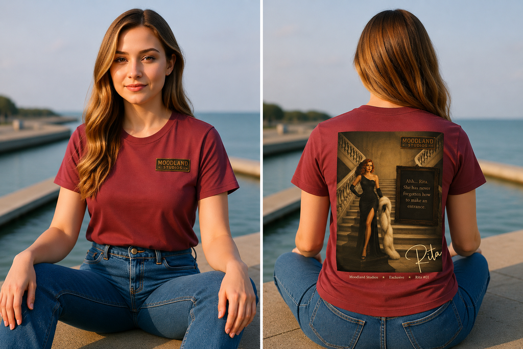 Moodland Studios Retro T‑Shirt — Rita #101 Poster Tee