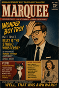 Moodland Studios Retro T-Shirt  — Marquee- Wonder Boy Troy Edition Graphic Tee